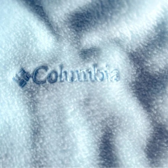Columbia | Blue Colorblock Fleece Full Zip Jacket, Large - Picture 3 of 7